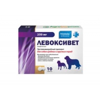 Пчелодар "Левоксивет" для собак средних и крупных пород упаковка, 10 таб.