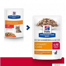 Влажный корм для кошек Hill's Prescription Diet c, с курицей 85 г