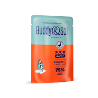 Buddy Sol пауч для врослых кошек, кусочки в соусе с уткой
