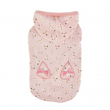 PINKAHOLIC Футболка с капюшоном для собак "Fiorella", розовая
