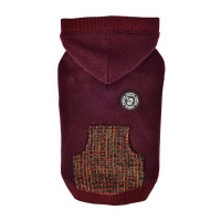 PUPPIA Толстовка с капюшоном для собак MASON, бордовый