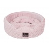PINKAHOLIC Лежак для животных круглый с косточкой "Arctic Bed", розовый