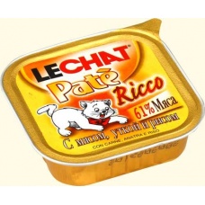 Lechat паштет с мясом, уткой и рисом для кошек, 100 г