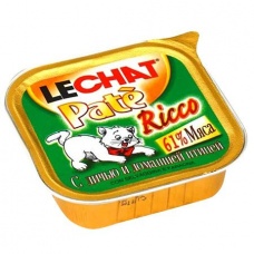 Lechat паштет с дичью и домашней птицей для кошек, 100 г