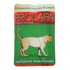 Prolapa Premium консервы домашняя птица в соусе для кошек, 100 г