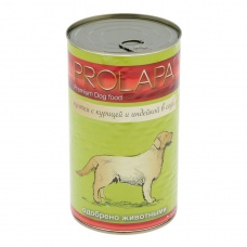 PROLAPA консервы курица и индейка в соусе для собак, 1,24 кг