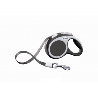 FLEXI Vario XS Tape 3 m Поводок-рулетка, лента, антрацит, до 12 кг