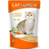 Cat Lunch пауч для кошек кусочки в желе Говядиной и Индейкой