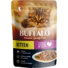 Mr.Buffalo KITTEN пауч.для котят Индейка на пару в соусе